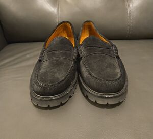G.H. Bass & Co. Black Suede Loafers